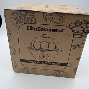 Elite Gourmet EGC-007B# Rapid Egg Cooker, 7 Easy-To-Peel, Hard, Medium, Soft